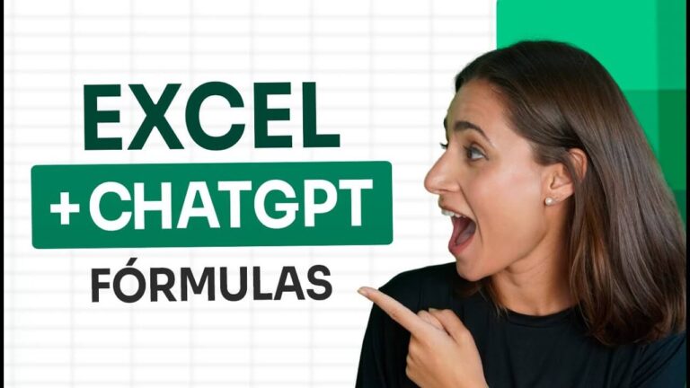 Fórmulas en Excel usando ChatGPT