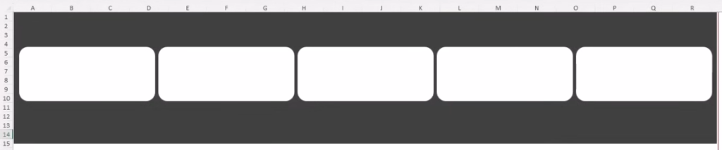 tarjetas de indicadores para dashboard en excel
