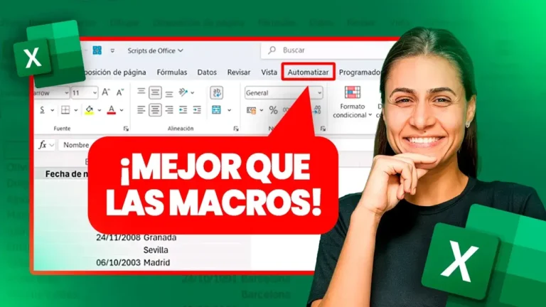 Galería de scripts en Excel