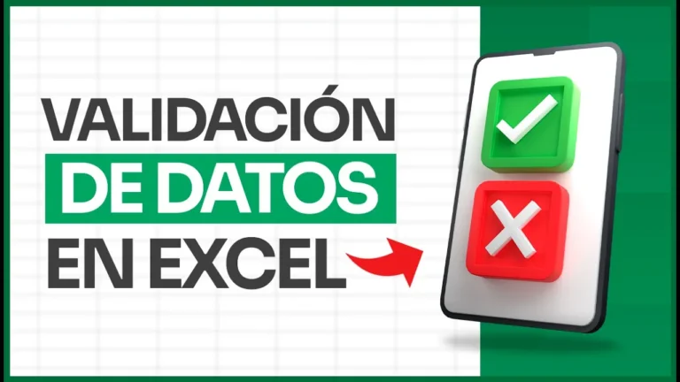validación de datos en Excel