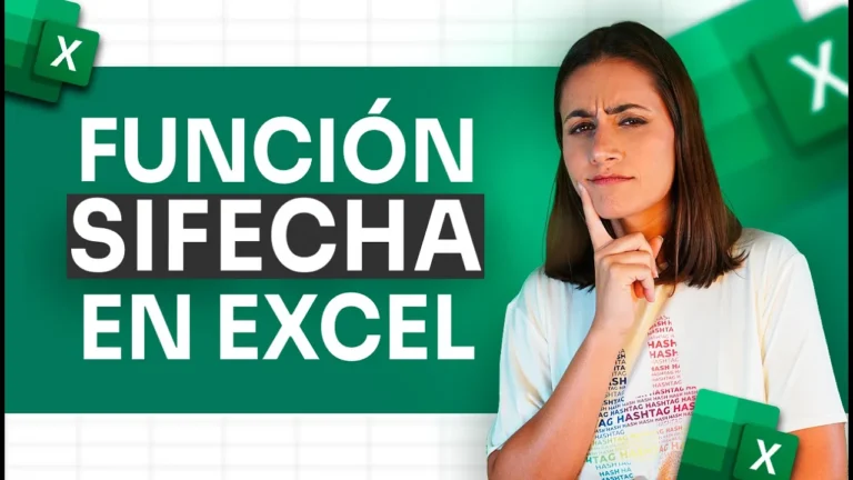 Función SIFECHA en Excel