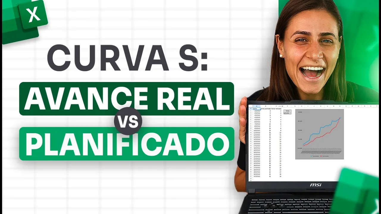 Cómo crear la curva S en Excel