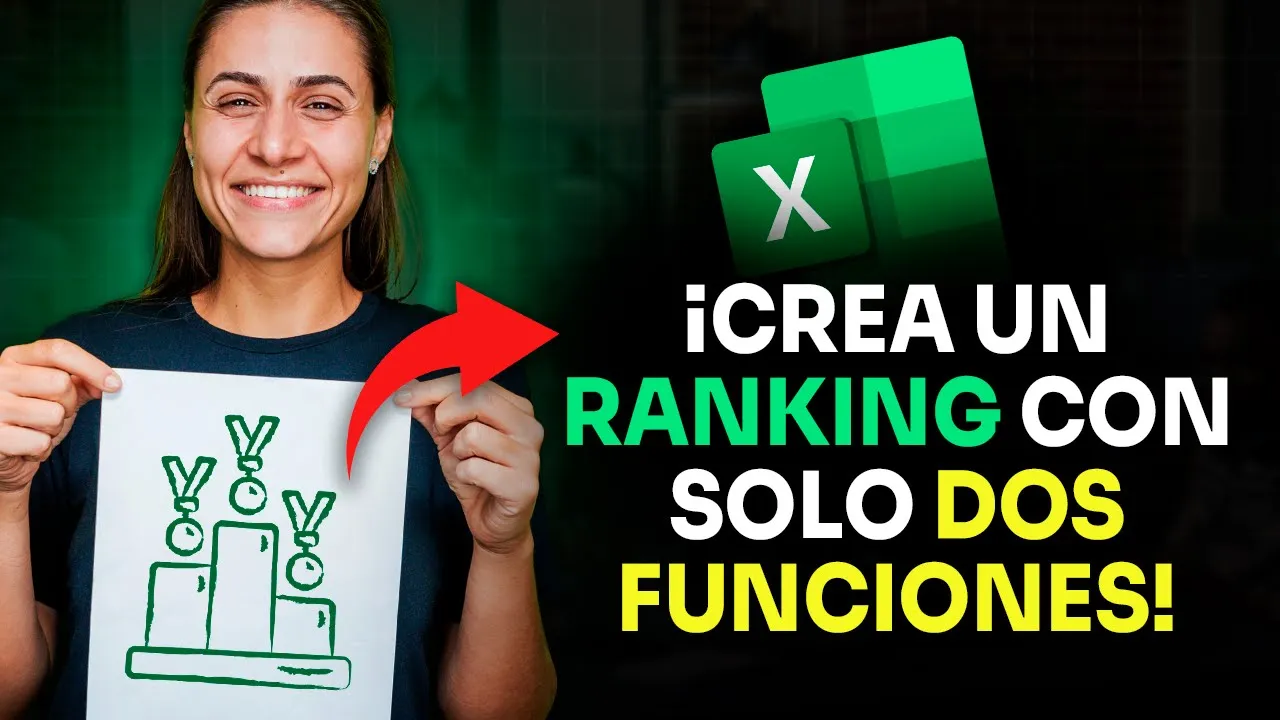 Cómo crear un ranking en Excel con las funciones ORDENAR y TOMAR