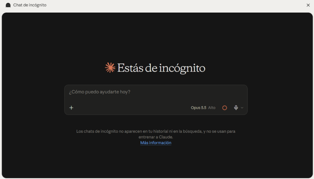 chat temporal de ChatGPT, Claude y Gemini para evitar la memoria